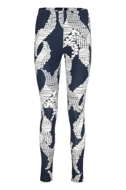 DiDi Basic legging in Darkblue met Dancing dots print- Leggings | Lange Broeken