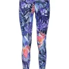DiDi Basic legging print in darkblue with Azur Fusion print- Leggings | Lange Broeken