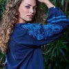 DiDi Blouse Abby Dark blue- Blouses