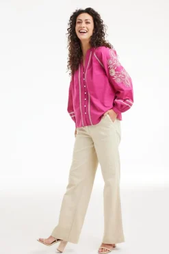 DiDi Blouse Abby Fuchsia purple- Blouses