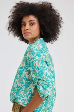 DiDi Blouse Billy Offwhite Bahia print- Blouses