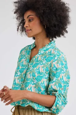 DiDi Blouse Billy Offwhite Bahia print- Blouses