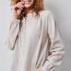 DiDi Blouse Chandy in Feather grey- Blouses