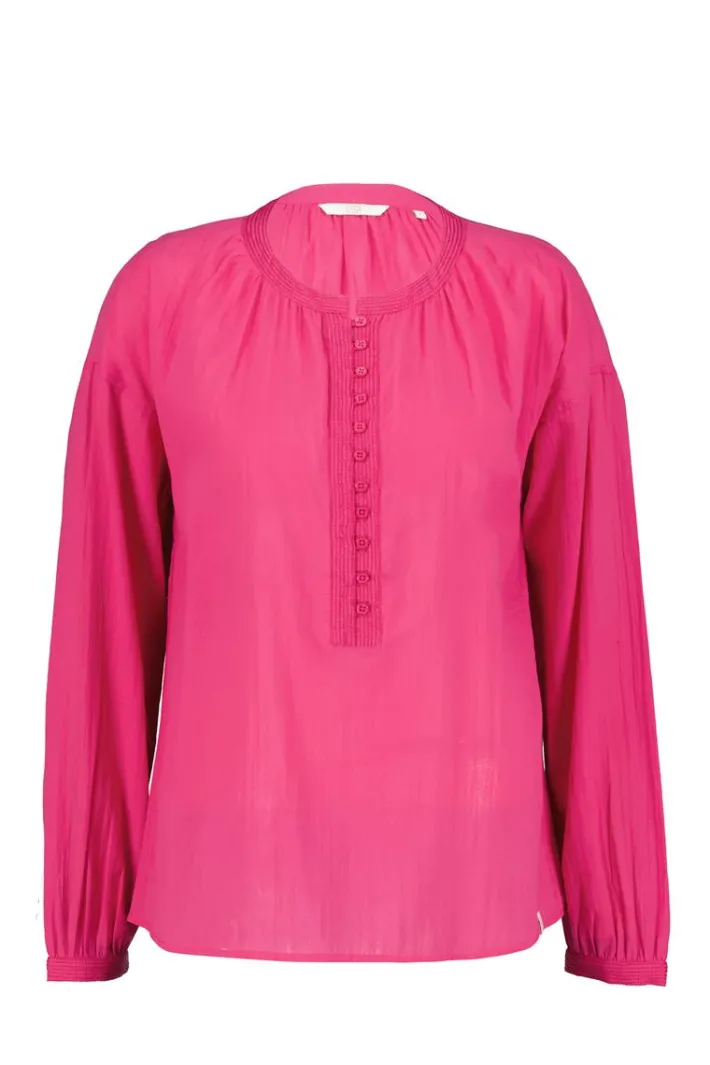 DiDi Blouse Chandy in Raspberry pink- Blouses