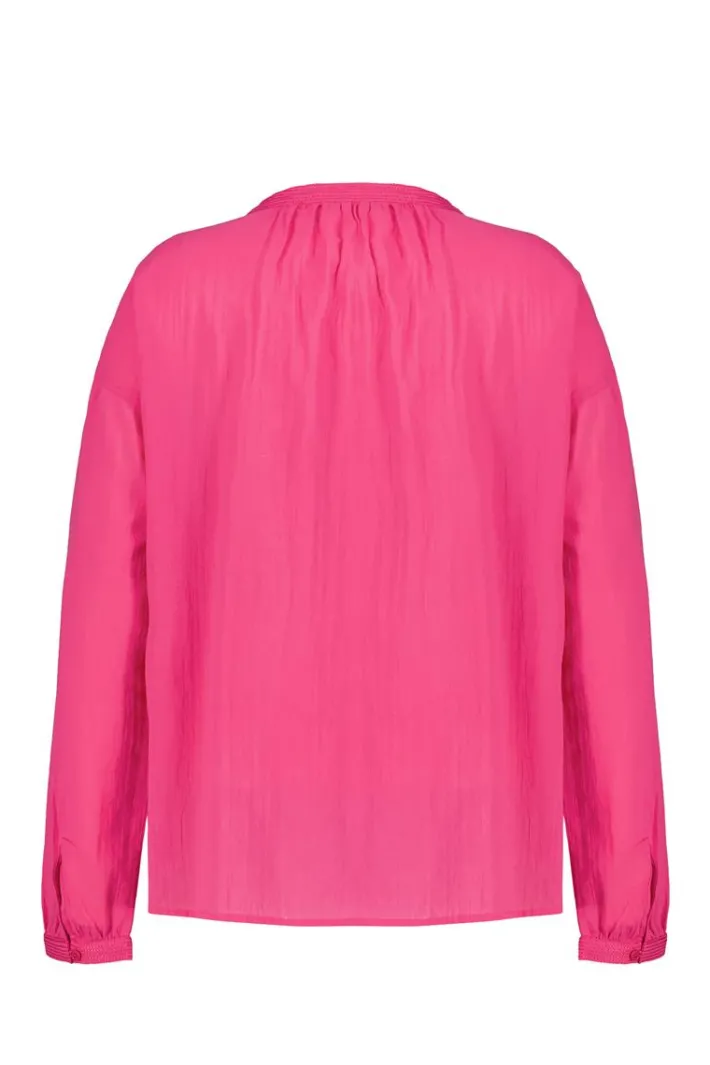 DiDi Blouse Chandy in Raspberry pink- Blouses