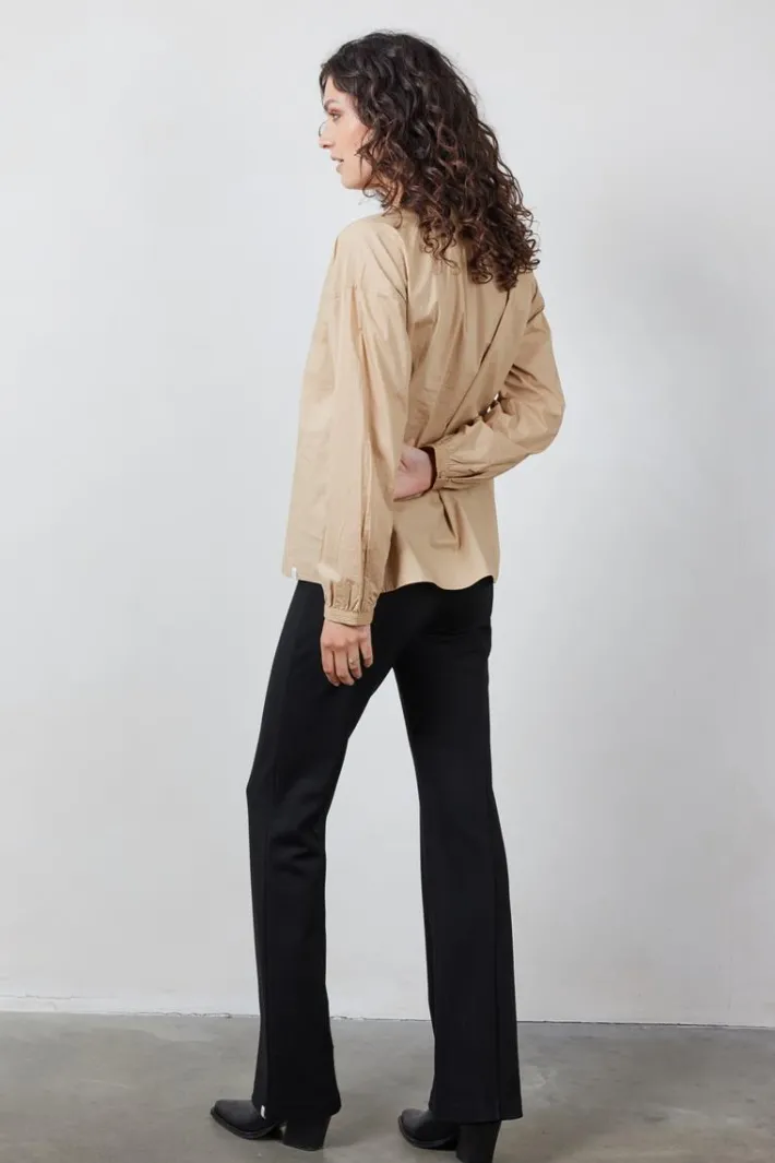 DiDi Blouse Chandy Tan brown- Blouses