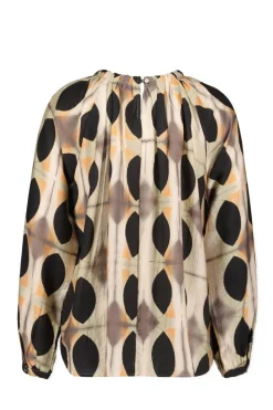 DiDi Blouse Cherish Sand Monsoon print- Blouses