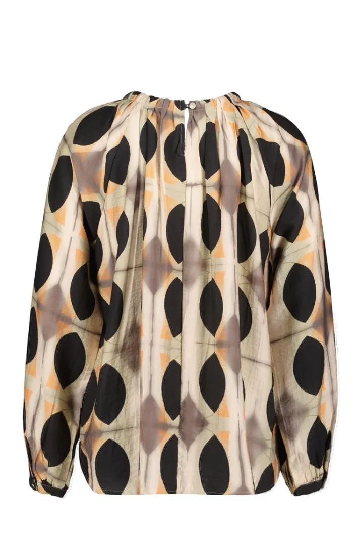 DiDi Blouse Cherish Sand Monsoon print- Blouses