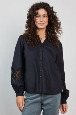 DiDi Blouse Cuty Black- Blouses