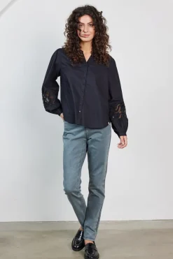 DiDi Blouse Cuty Black- Blouses