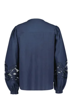 DiDi Blouse Cuty Dark blue- Blouses