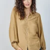 DiDi Blouse Delight Kelp sand- Blouses