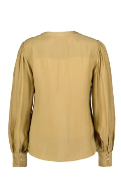 DiDi Blouse Delight Kelp sand- Blouses