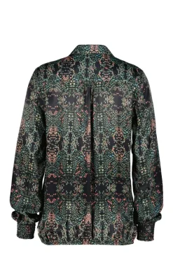 DiDi Blouse Fiesta Black Puntos print- Blouses