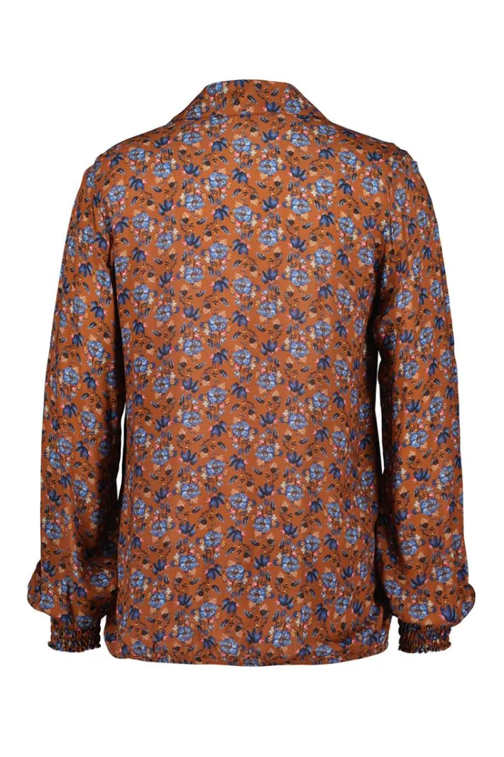 DiDi Blouse Fiesta Brown Waterside XS print- Blouses