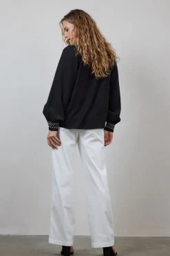DiDi Blouse Grace in black- Blouses