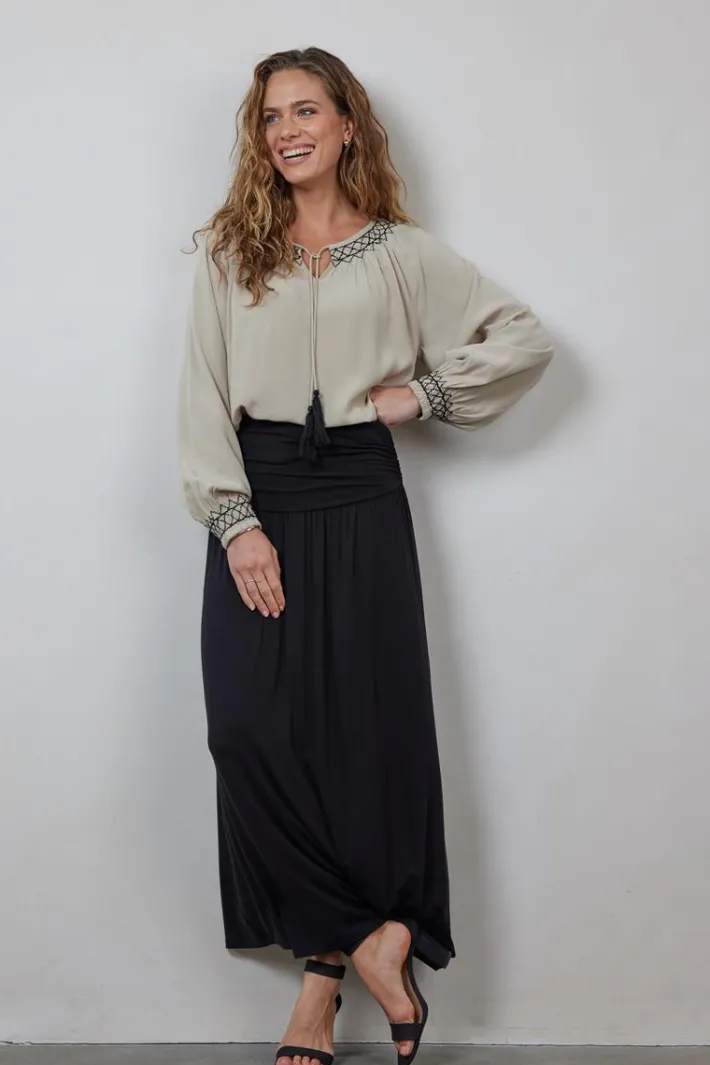 DiDi Blouse Grace in feather grey- Blouses