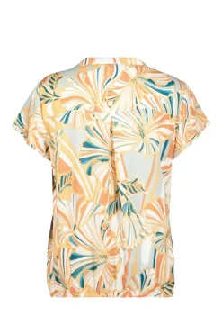 DiDi Blouse Harper in de Offwhite with Maritimo print.- Blouses