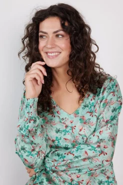 DiDi Blouse Kelly Reflection S print- Blouses