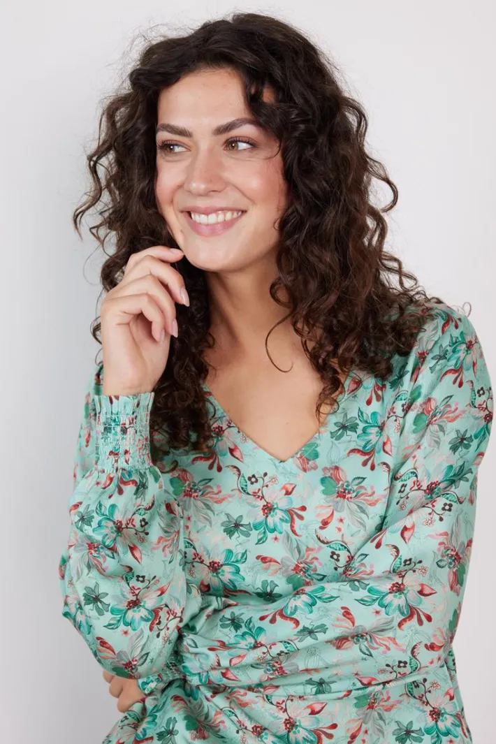 DiDi Blouse Kelly Reflection S print- Blouses