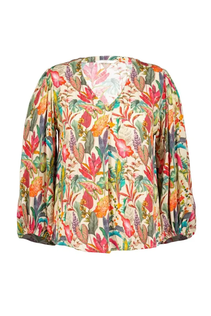 DiDi Blouse Lila Amazing print- Blouses