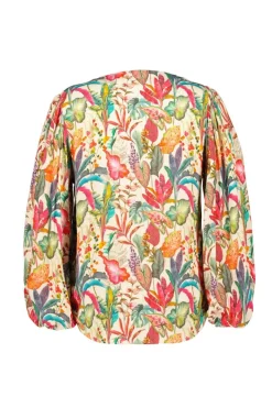 DiDi Blouse Lila Amazing print- Blouses