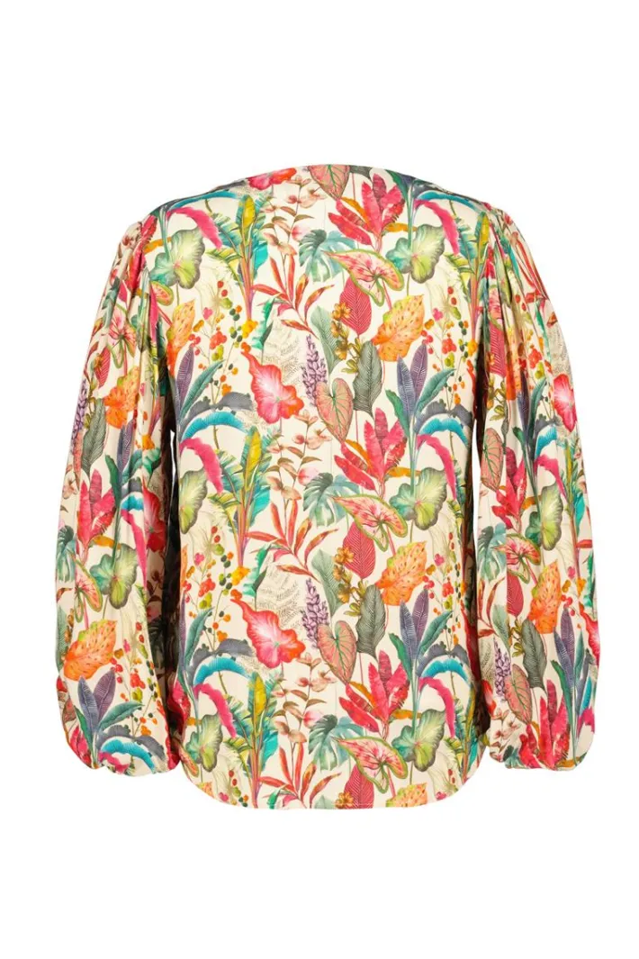 DiDi Blouse Lila Amazing print- Blouses