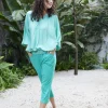 DiDi Blouse Lima in electric green- Blouses