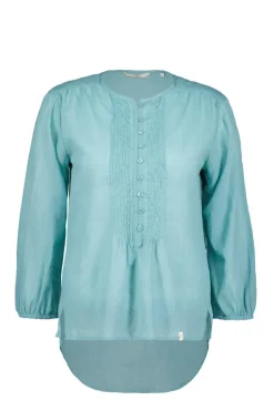 DiDi Blouse Lucy in Dusty Turqoise- Blouses