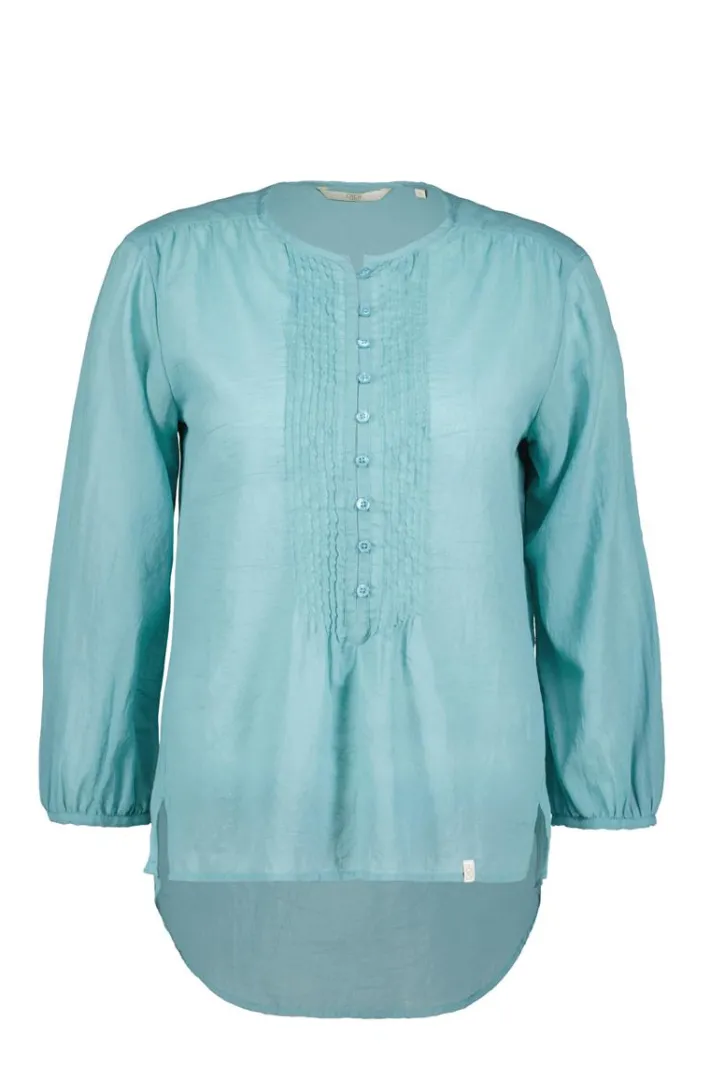 DiDi Blouse Lucy in Dusty Turqoise- Blouses