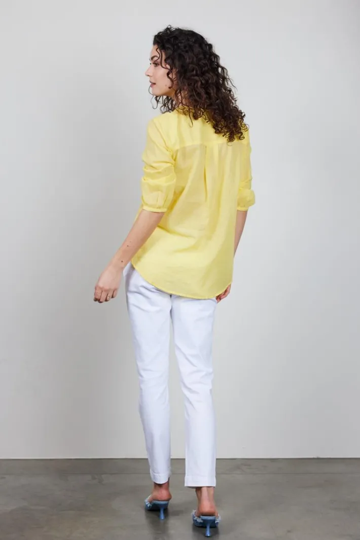 DiDi Blouse Lucy in Light yellow- Blouses
