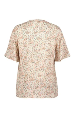 DiDi Blouse Manna Pink Fuji XS print- Blouses