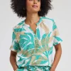 DiDi Blouse Moana Offwhite Bahia print- Blouses
