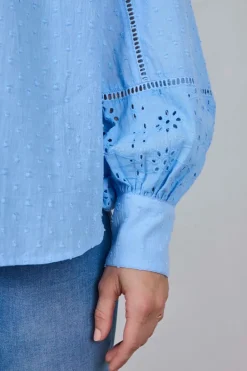 DiDi Blouse Monaco Placid blue- Blouses