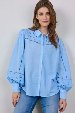 DiDi Blouse Monaco Placid blue- Blouses
