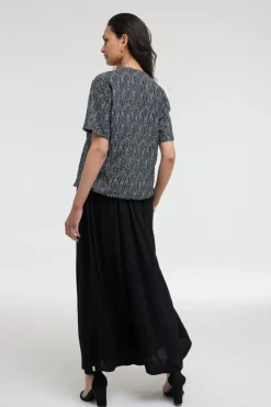 DiDi Blouse Moon Flowing print- Blouses