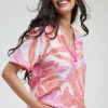 DiDi Blouse Moon Pink Bahia print- Blouses