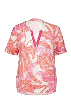 DiDi Blouse Moon Pink Bahia print- Blouses