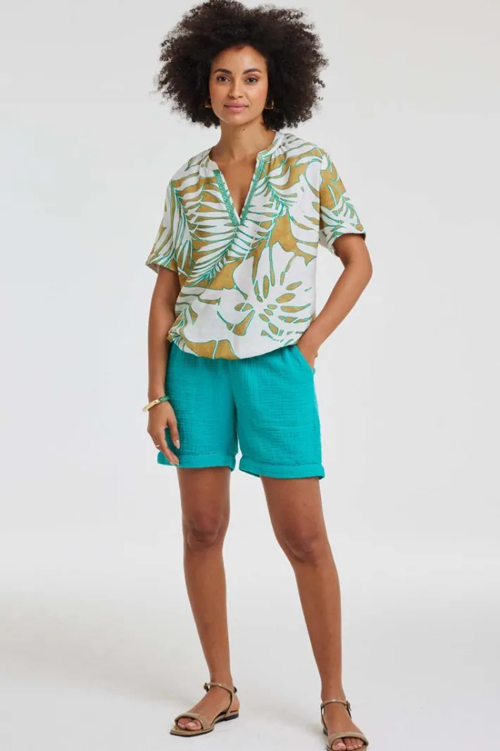 DiDi Blouse Moon Safari print- Blouses