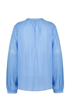 DiDi Blouse Nelsa Sky blue- Blouses