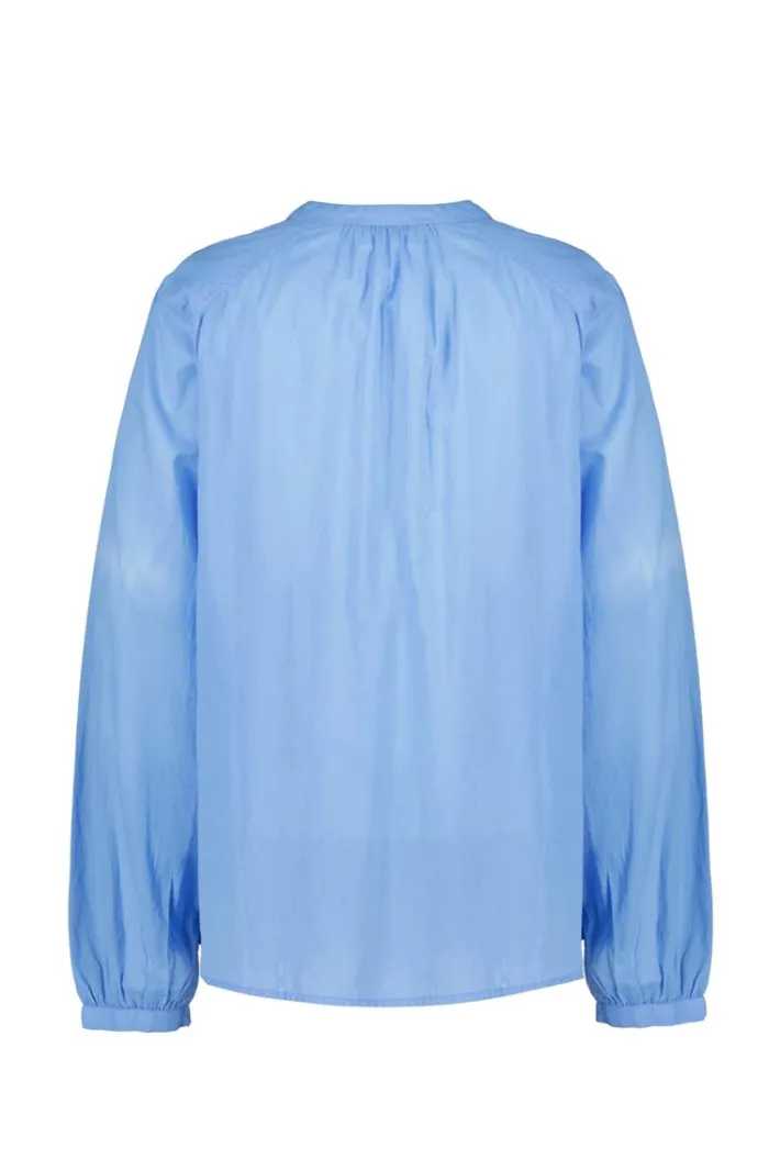 DiDi Blouse Nelsa Sky blue- Blouses