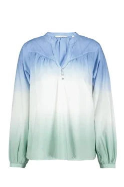 DiDi Blouse Nelsi dip dye Sky blue- Blouses