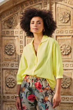DiDi Blouse Nena Mid yellow- Blouses