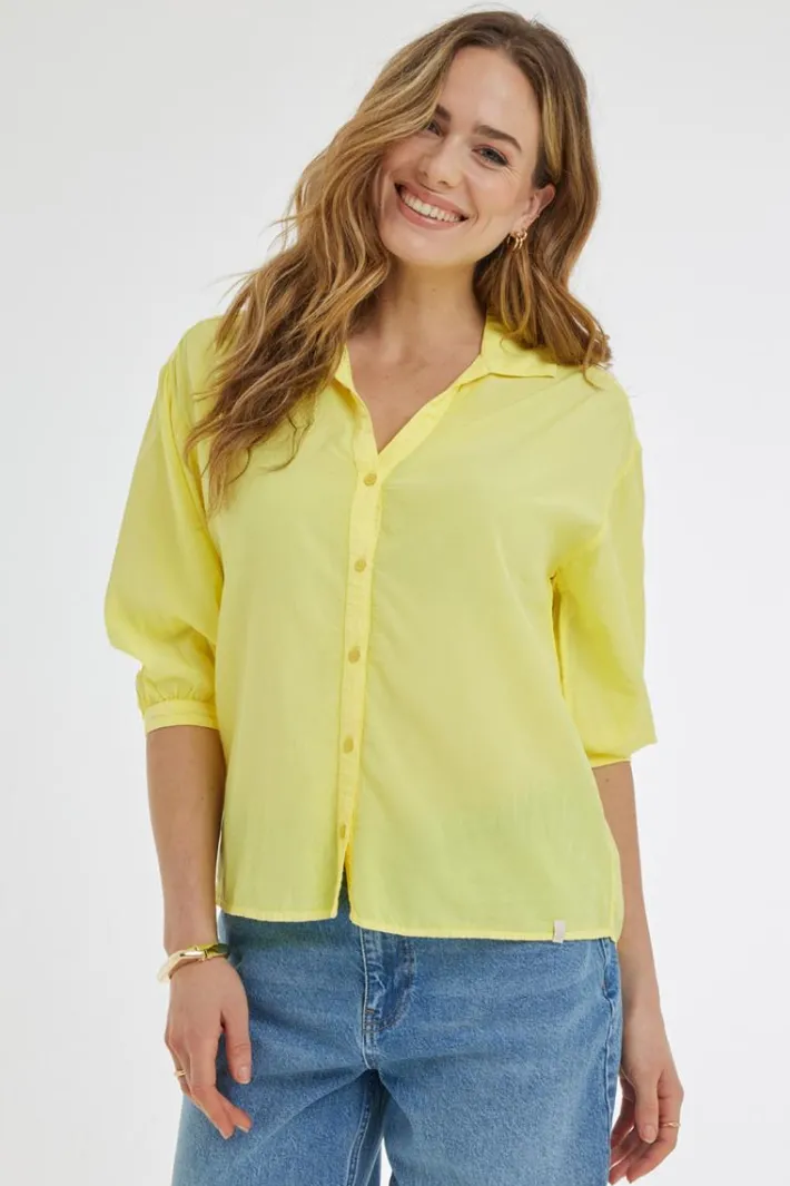 DiDi Blouse Nena Mid yellow- Blouses