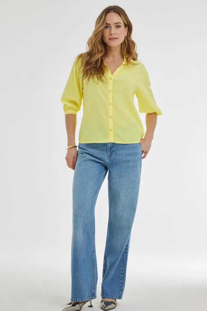 DiDi Blouse Nena Mid yellow- Blouses