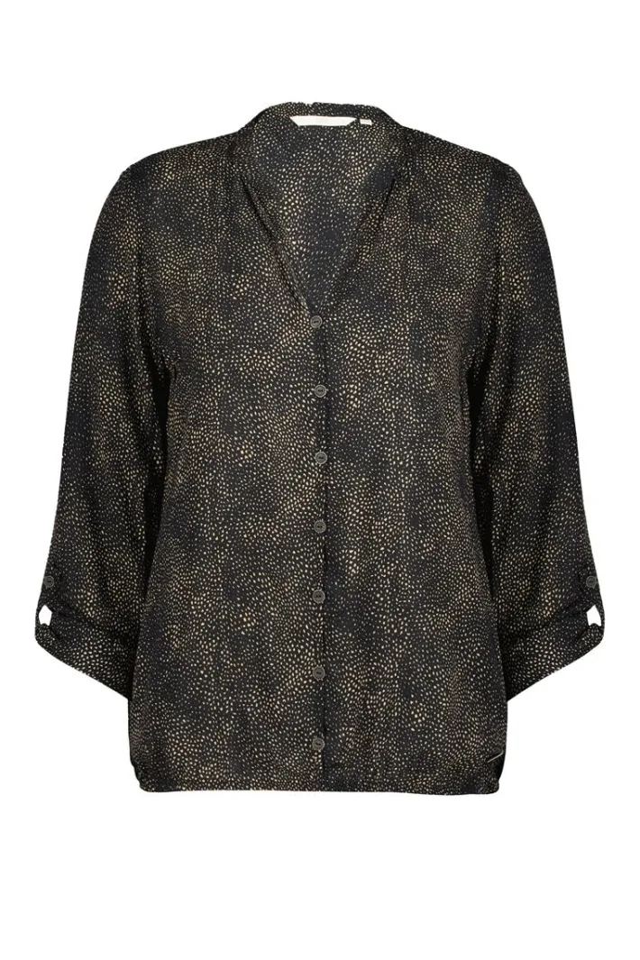 DiDi Blouse Nilly Black Spectrum print- Blouses