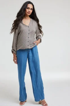 DiDi Blouse Nilly Sand Pure print- Blouses