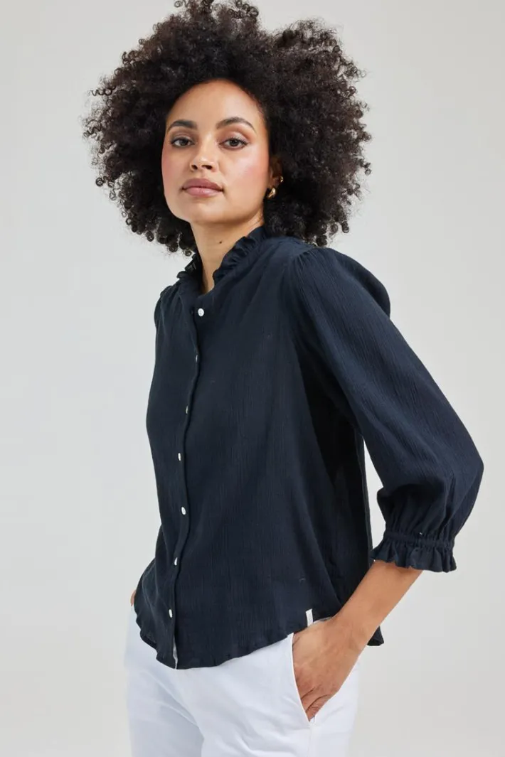DiDi Blouse Paris Black- Blouses