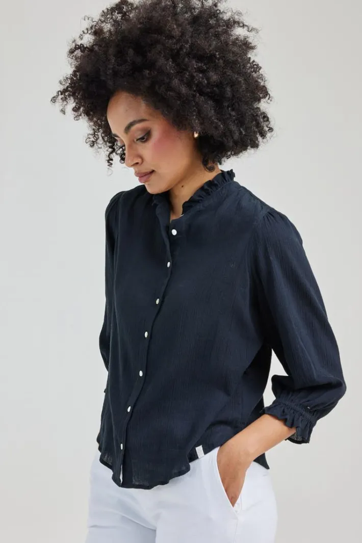 DiDi Blouse Paris Black- Blouses