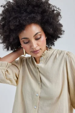 DiDi Blouse Paris Feather grey- Blouses